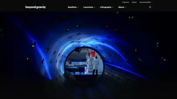 Beyondgravity homepage