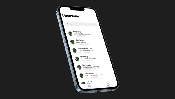 Connect app on mobile device