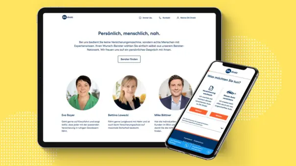 DA-Direct insurance mockups