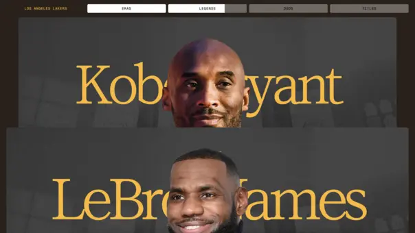 Kobe Bryant and LeBron James